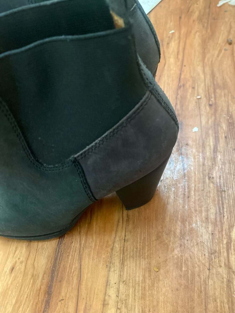 NEW CLARKS STROLL VALLEY LEATHER ANKLE BOOTS WOMENS 11 BLACK LEATHER BENDABLES